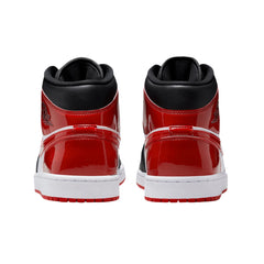 Nike Air Jordan 1 Mid SE Patent Bred Toe