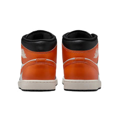 Nike Air Jordan 1 Mid Black Toe Starfish