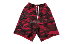 HMDD Camo Chimstone Red Sweat Shorts