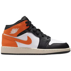 Jordan 1 Mid Black Toe Starfish (GS)