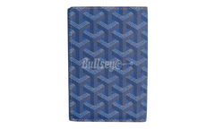 Goyard Blue Grenelle Passport Holder