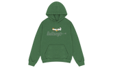Denim Tears Embroidered Logo Green Hoodie