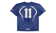 Hellstar Studios Warm Up T-Shirt Blue