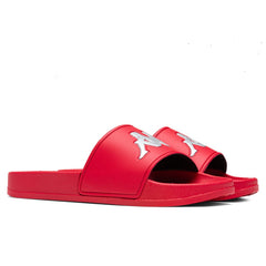 Authentic Adam 2 Slides - Red Lollipop/Silver