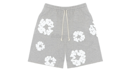 Denim Tears The Cotton Wreath Grey Sweat Shorts
