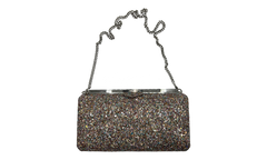 Jimmy Choo Ellipse Glow-In-The-Dark Glitter Clutch Bag