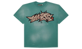 Hellstar Crack Paint Green T-Shirt