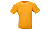 Comme Des Garcons PLAY Small Heart Orange T-Shirt