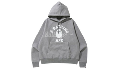 Bape Classic College Pullover Grey Hoodie