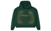 HMDD Green Bean Crystal Zip Up Hoodie