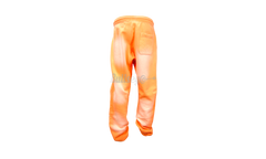 Hellstar Fire Orange Dye Closed Elastic Bottom Sweatpants