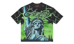 Godspeed Voltage Lime Wash Black T-shirt