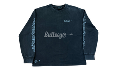 Bullseye Ace of Darts Washed Black Longsleeve T-Shirt