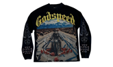 Godspeed Long Lonely Road Thermal Tee Black Wash (PreOwned)
