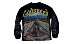 Godspeed Long Lonely Road Thermal Tee Black Wash (PreOwned)
