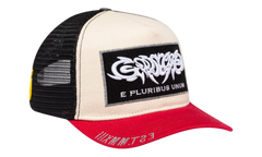 Godspeed E Pluribus Red/White Trucker