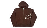 Godspeed OG Logo V2 Hoodie Brown/White