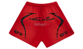 Hellstar Red Warm Up Shorts