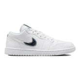 Jordan 1 Low SE White Metallic Silver (W)