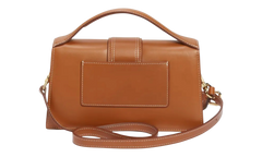 Jacquemus Le Grand Bambino Crossbody Strap Light Brown Handbag