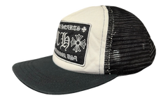 Chrome Hearts White/Black Hollywood Trucker Hat (PreOwned)