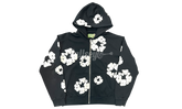 Denim Tears Cotton Wreath Zip Hoodie Black (PreOwned)