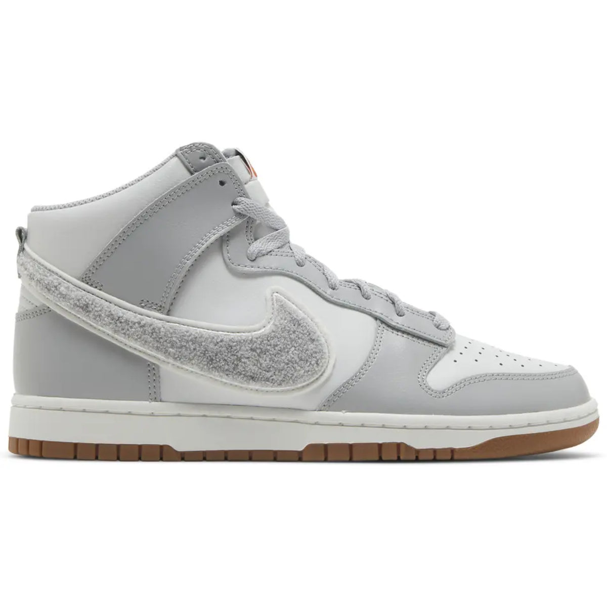 Nike Dunk High University Chenille Swoosh Light Smoke Grey