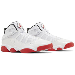 Jordan 6 Rings White University Red Black