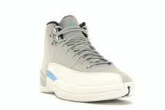 Air Jordan 12 Retro Grey University Blue (130690-007) Leather Sneakers