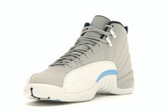Air Jordan 12 Retro Grey University Blue (130690-007) Leather Sneakers