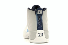 Air Jordan 12 Retro Grey University Blue (130690-007) Leather Sneakers