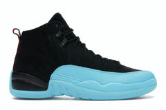 Air Jordan 12 Retro Gamma Blue Black Gym Red Sneakers Size 130690-027