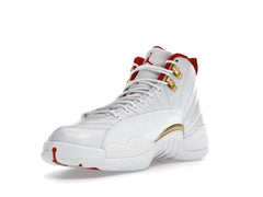 Air Jordan 12 Retro FIBA 2019 White University Red Metallic Gold