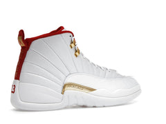 Air Jordan 12 Retro FIBA 2019 White University Red Metallic Gold