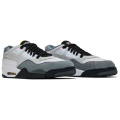 Jordan 4 RM Premium White Black Smoke Grey Fire Red