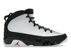 Jordan 9 Retro White Black Red 2010 Sneakers 302370-102