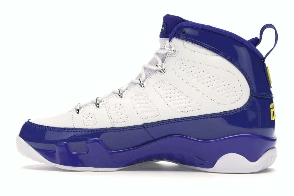 Air Jordan 9 Retro Kobe Bryant PE White Concord Tour Yellow 302370-121