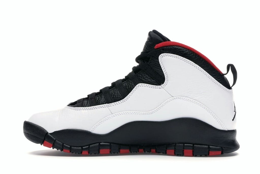 Air Jordan 10 Retro Double Nickel (310805-102) White/Black-True Red Men’s Sneakers
