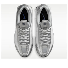 Nike Shox R4 Metallic Silver Deep Royal Blue
