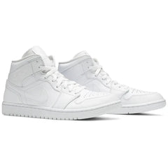 Jordan 1 Mid Triple White 2.0 (2020)