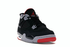 Jordan 4 Retro Bred (2019) GS – Black/Fire Red-Cement Grey-Summit White