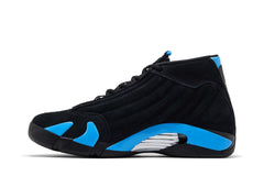 Air Jordan 14 Retro Black University Blue 2026 Black White University Blue Metallic Silver