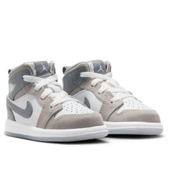 Jordan 1 Mid SE White Medium Grey Cool Grey (TD)