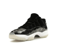 Air Jordan 11 Retro Low Barons (528895-010) Black/Metallic Silver-White