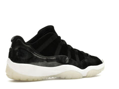Air Jordan 11 Retro Low Barons (528895-010) Black/Metallic Silver-White