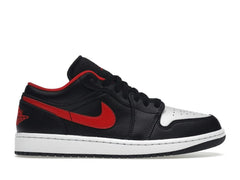 Air Jordan 1 Low White Toe Black Fire Red White 553558-063 Sneakers