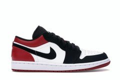 Jordan 1 Low Black Toe (2019) – White/Black-Gym Red – 553558-116