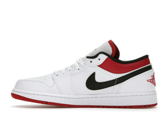 Air Jordan 1 Low White University Red Black (553558-118)