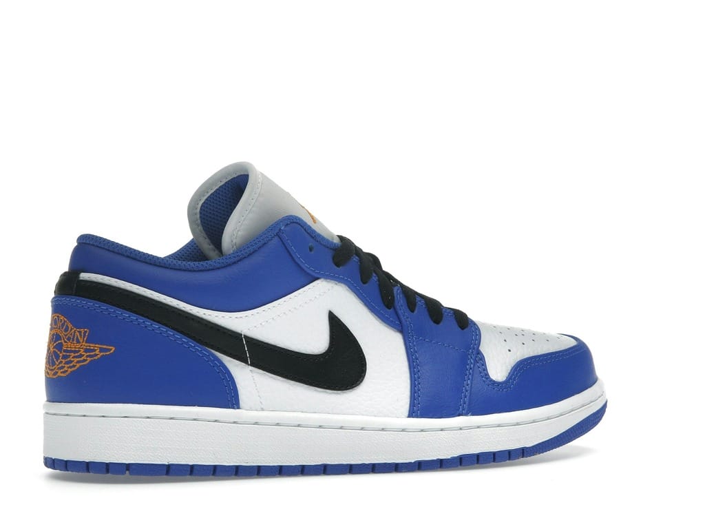 Jordan 1 Low Hyper Royal Orange Peel (553558-401)
