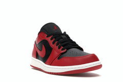 Jordan 1 Low Reverse Bred Sneakers – 553558-606 – Gym Red/Black/White